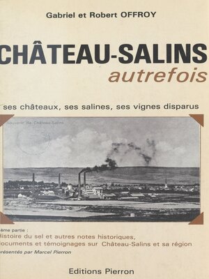 cover image of Château-Salins autrefois